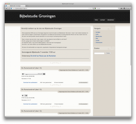 Bijbelstudie Groningen (old website)