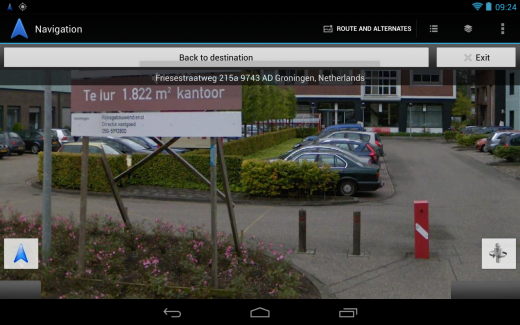 Google Navigation (Google Street View)