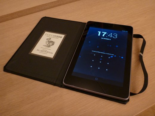 Google Nexus 7 met DODOcase HARDcover (opened)