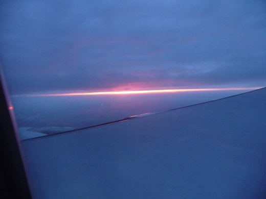 Schiphol - red sky