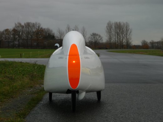 Velomobiel.nl QuestXS test ride - rear