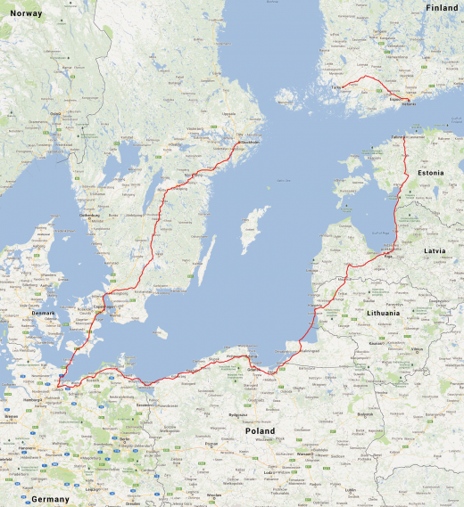 GBSR 2014 route (pre-final v1)