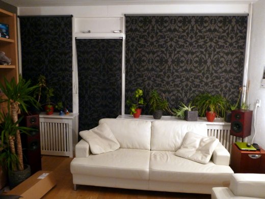 Livingroom roller-blinds